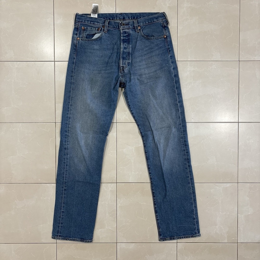 Levi's Lot 501 93 XX Premium Jeans Men's 34x34 (fits 34x31) Blue Wash Big E Y2K